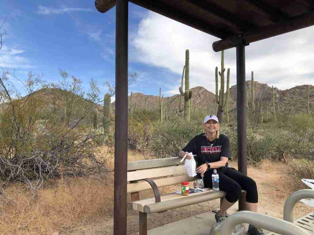 Lunch on Discovery Nature Trail Saguaro National Park