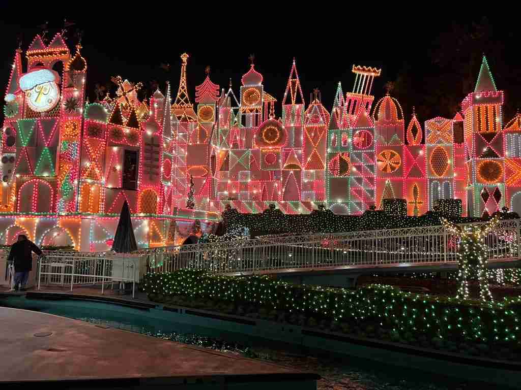 Disneyland at Christmas - It's a Small World attraction