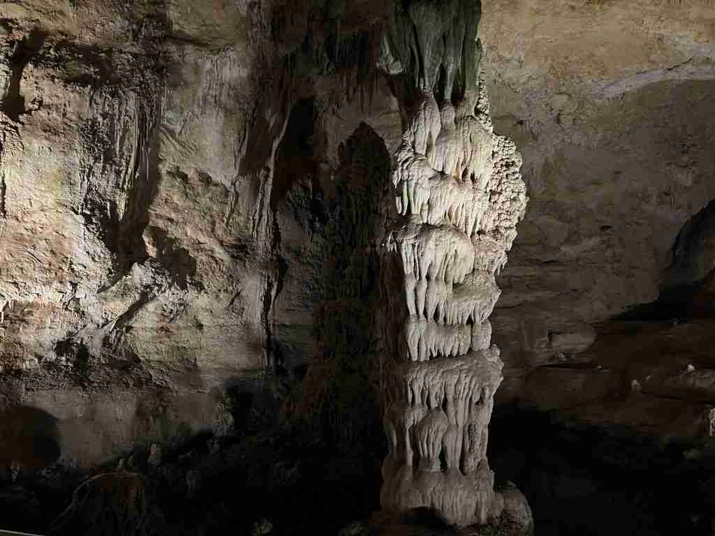 cave formation on the Big Room Trail
