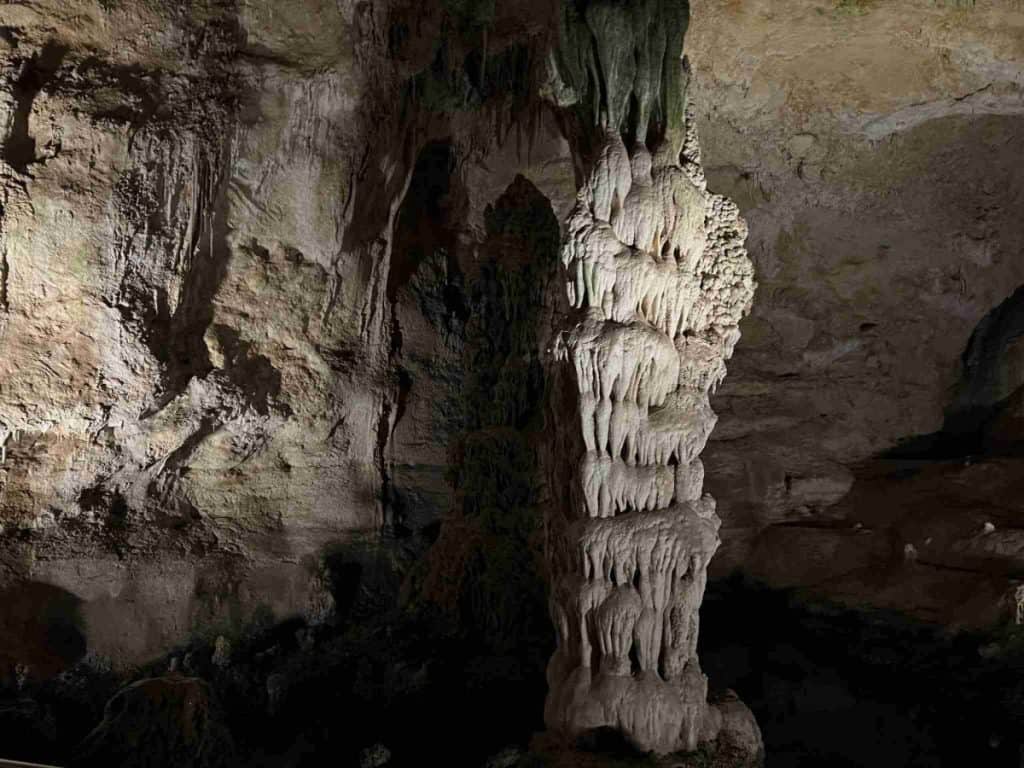 cave formation on the Big Room Trail