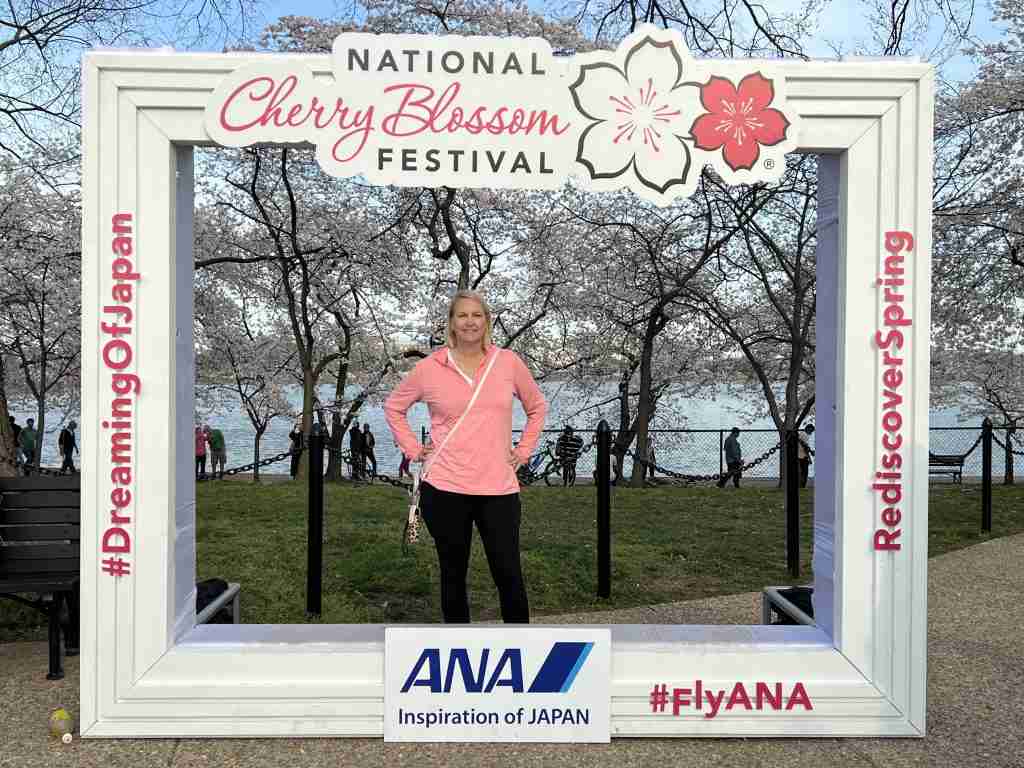 National Cherry Blossom Festival sign