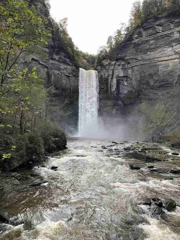 Taughannock Falls in Finger Lakes region of NY