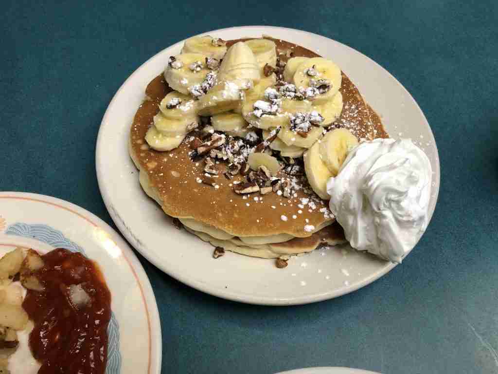 Pecan banana pancakes from Stacks
