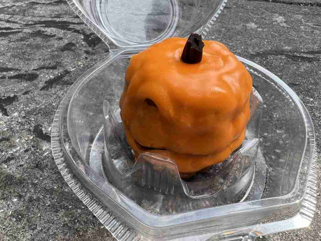Pumpkin cake at Harry Potter World