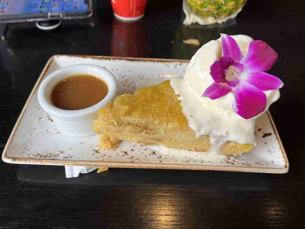 'Ohana bread pudding at Polynesian Village Resort