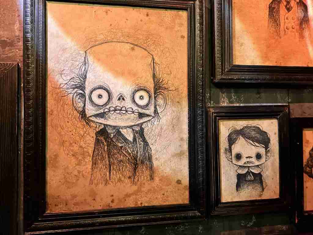 Bizarre artwork in Gideon's Bakehouse
