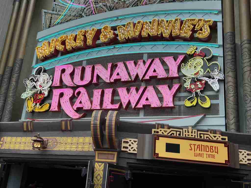 Mickey & Minnie's Runaway Railway in Hollywood Studios