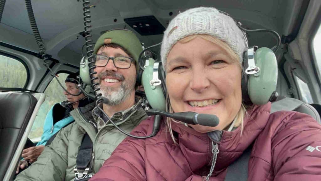 Helicopter ride at Denali
