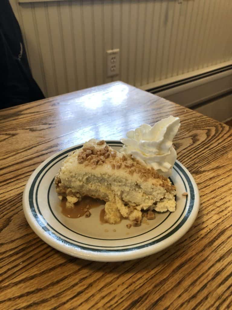 Caramel & brown sugar cheesecake at Dot's