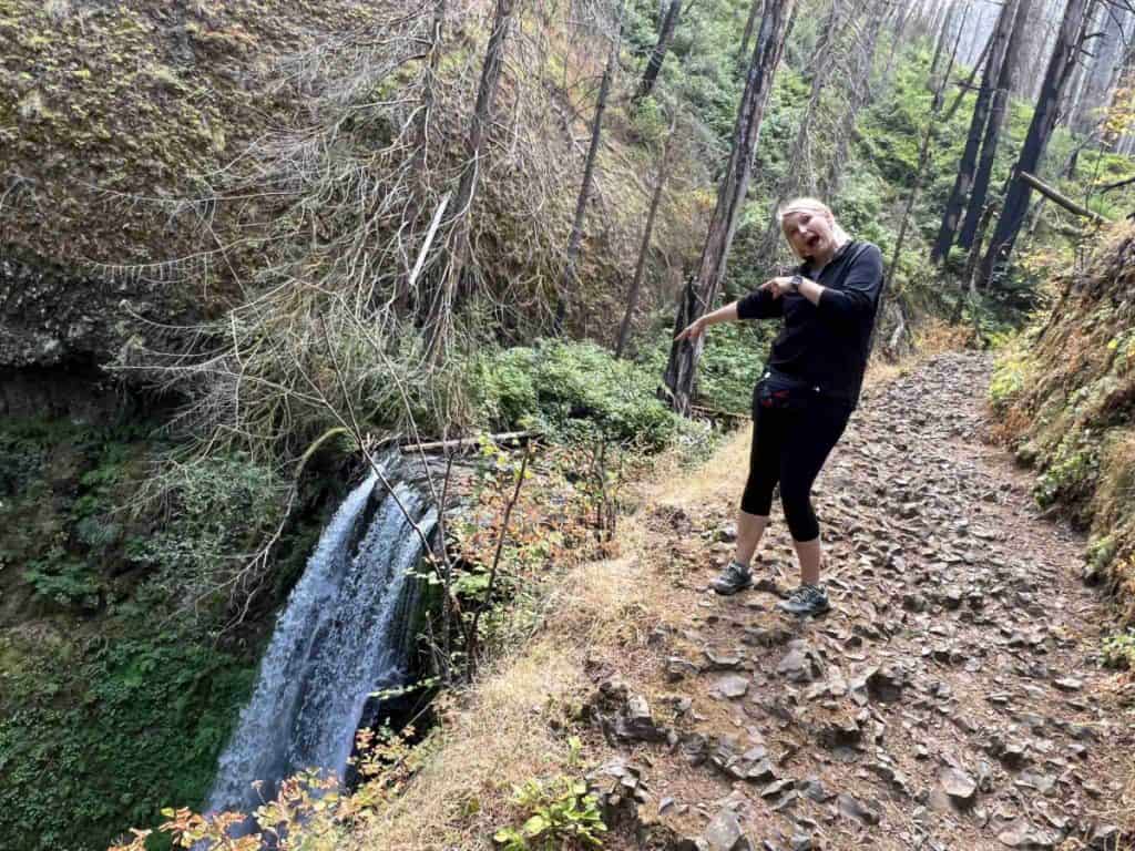 Ecola Falls near Columbia River Gorge