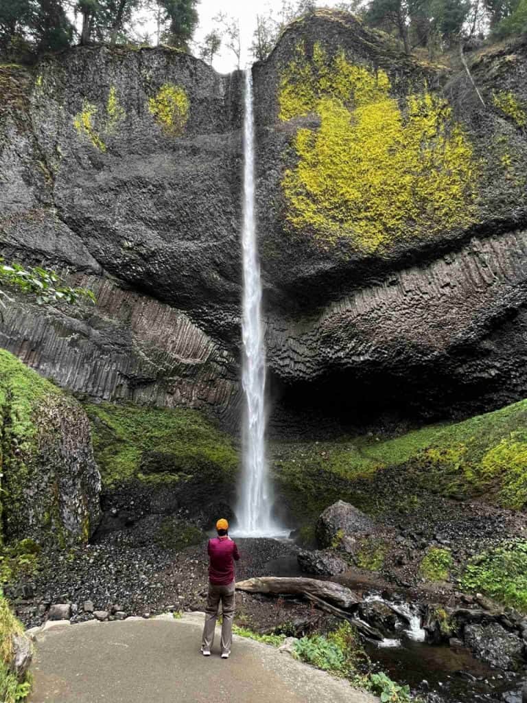 Latourell Falls along Columbia River Gorge