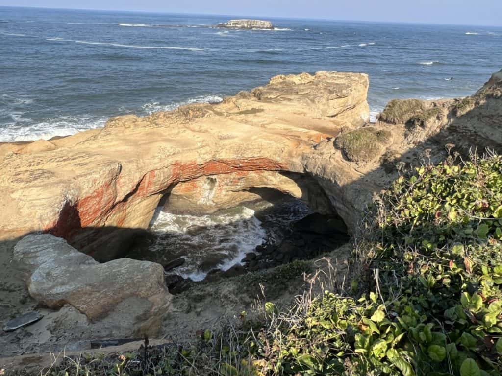 View of Devils Punchbowl from above