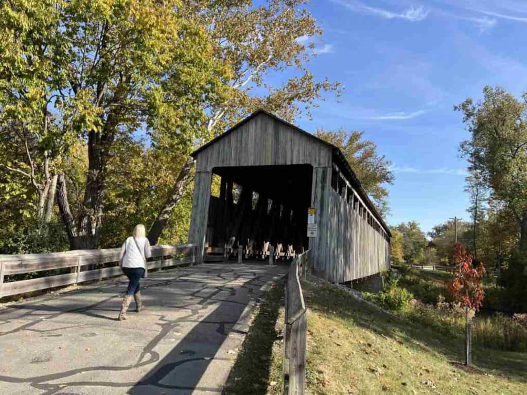 Pughs Mill Covered Bridge in Oxford, Ohio