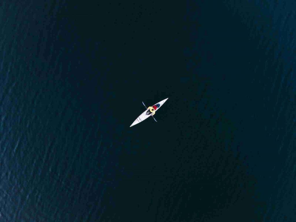 View o kayak from above