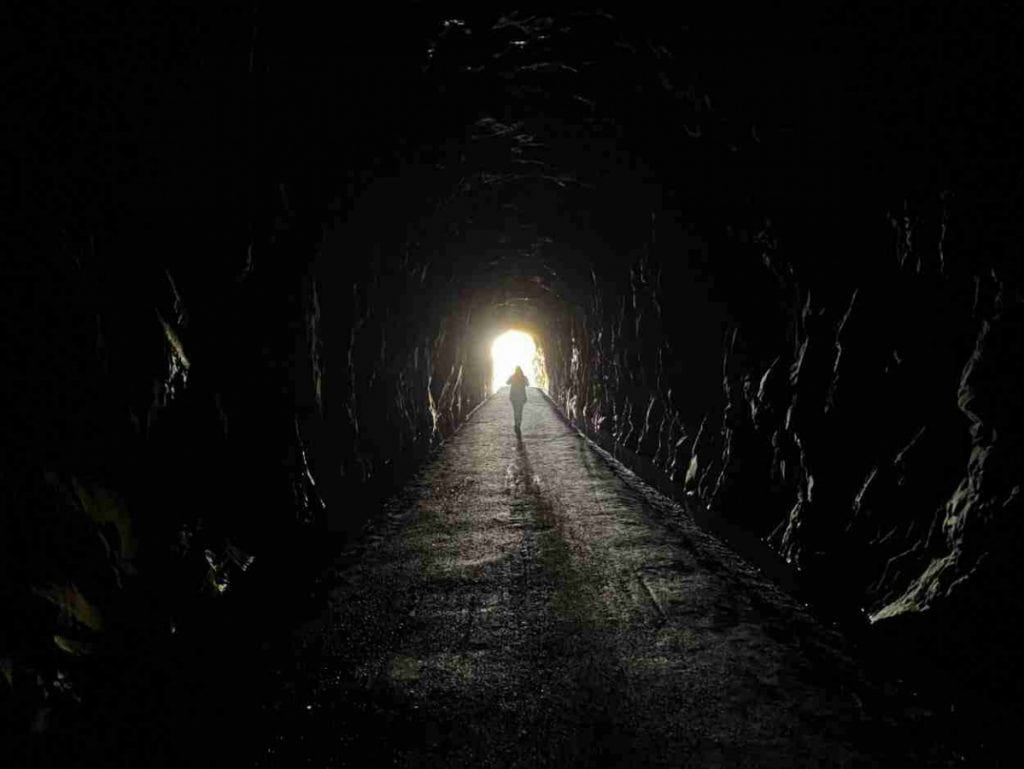 Light at the end of the Blue Ridge Tunnel