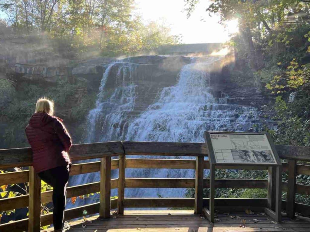 Brandywine Falls in Cuyahoga Valley NP