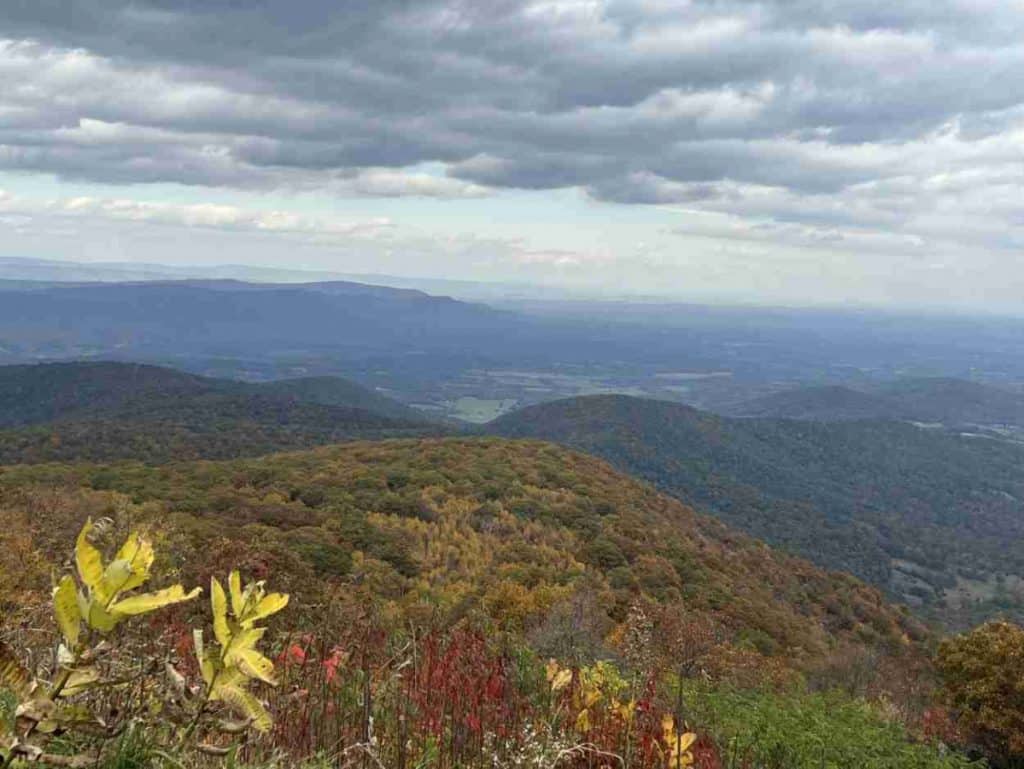 View from Hogback Overlook on Skyline Drive