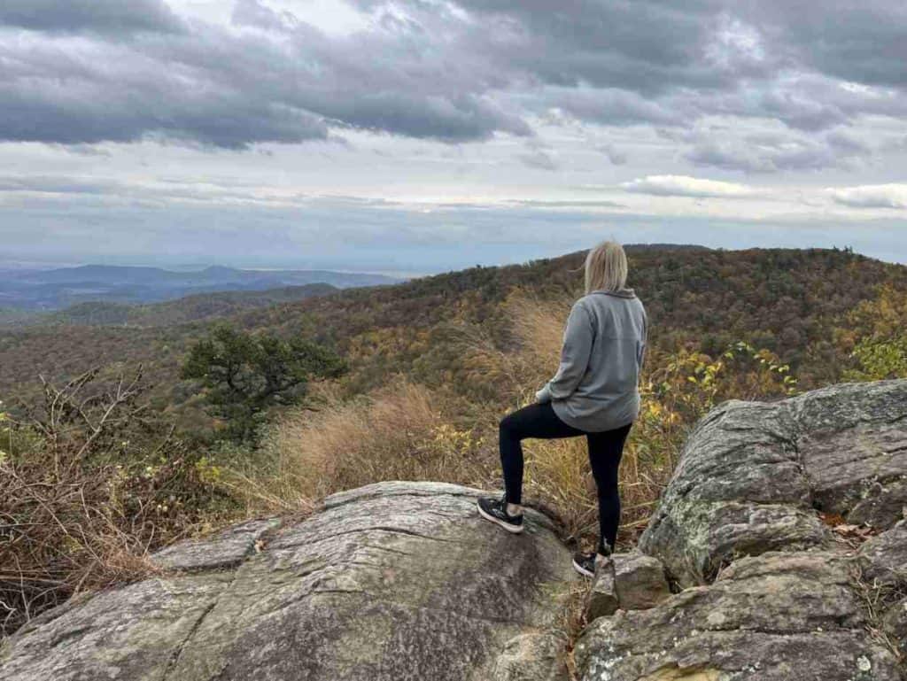 View from Hazel Mountain Overlook on Skyline Drive