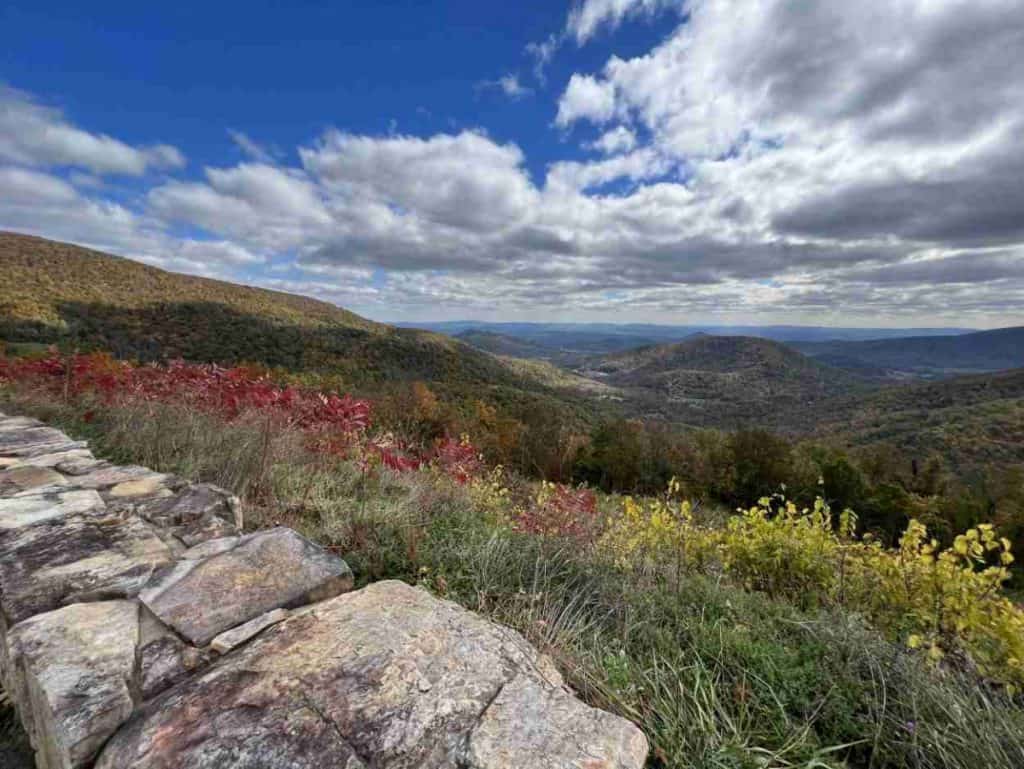 View from Loft Mountain Overlook on Skyline Drive