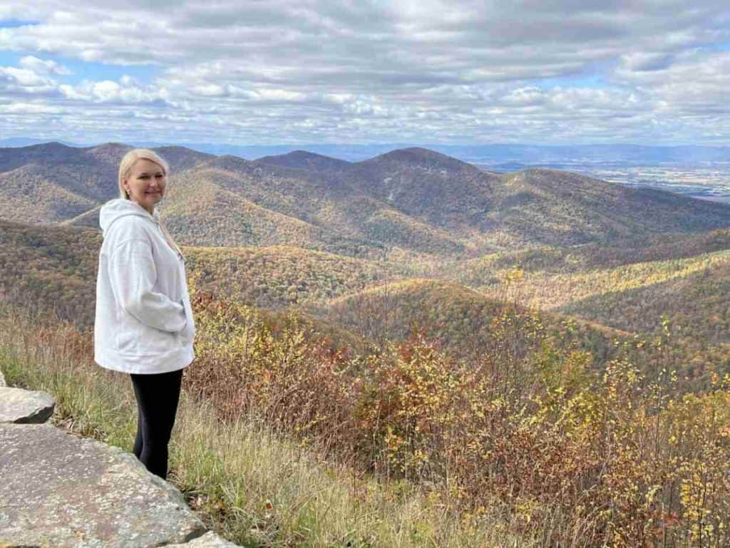 View from Rocky Top Overlook on Skyline Drive