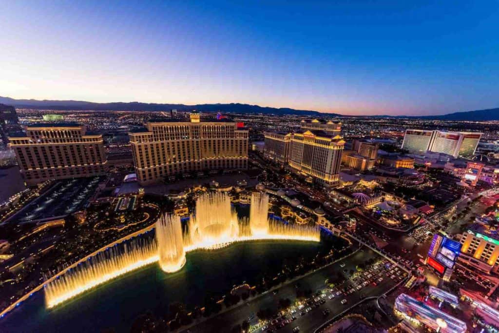 Top of Las Vegas for Christmas