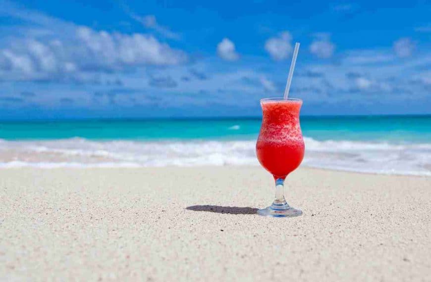 drink, cocktail, beach