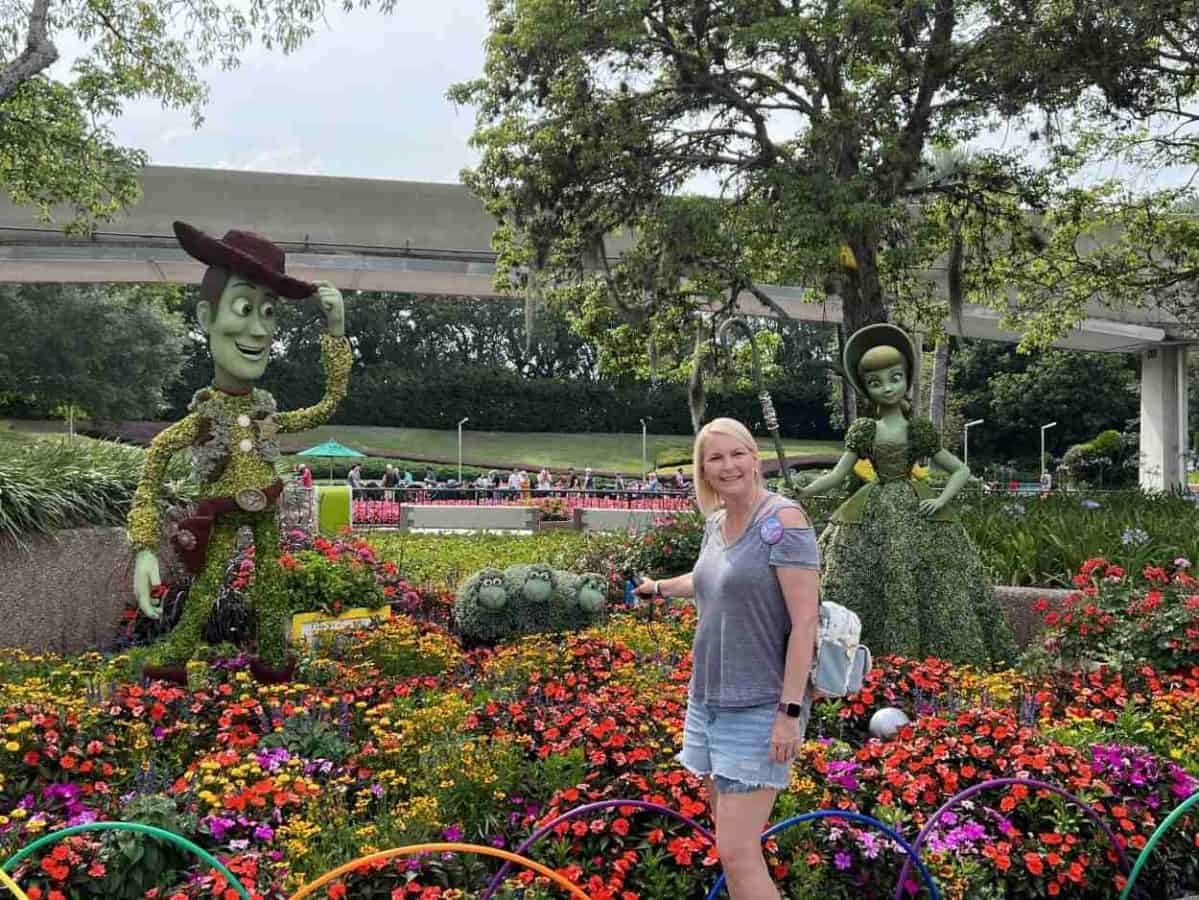 topiaries at Epcot flower and garden festival