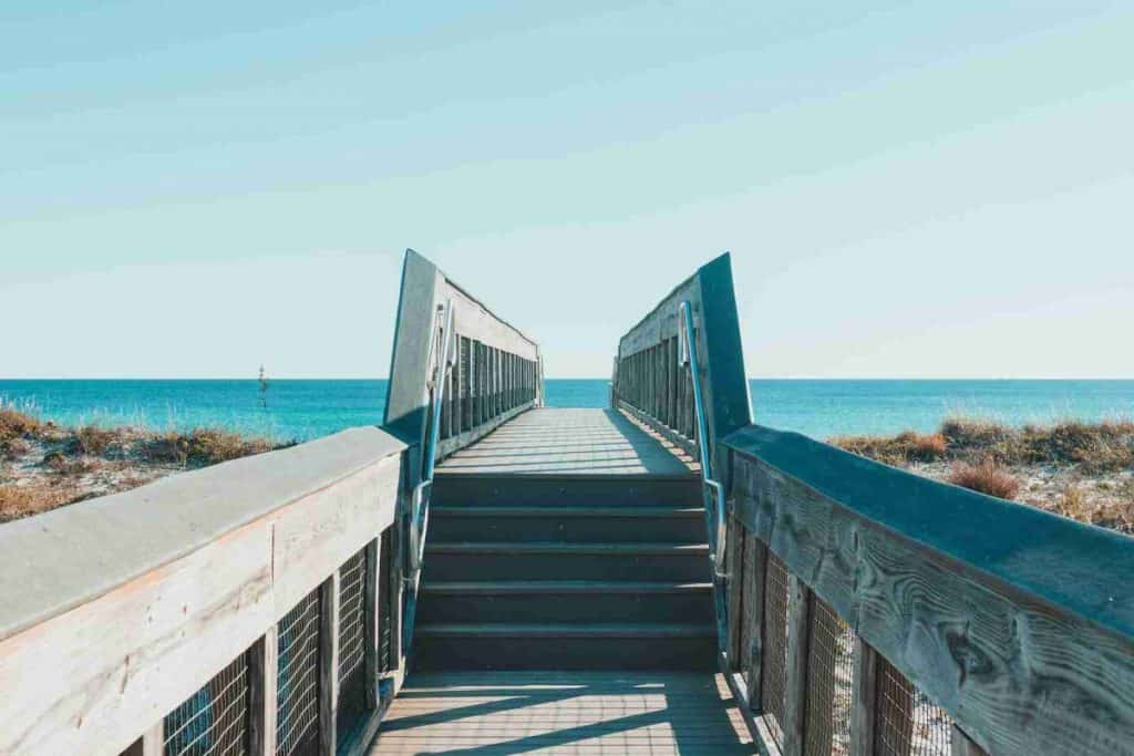 boardwalk at Henderson Beach State Park