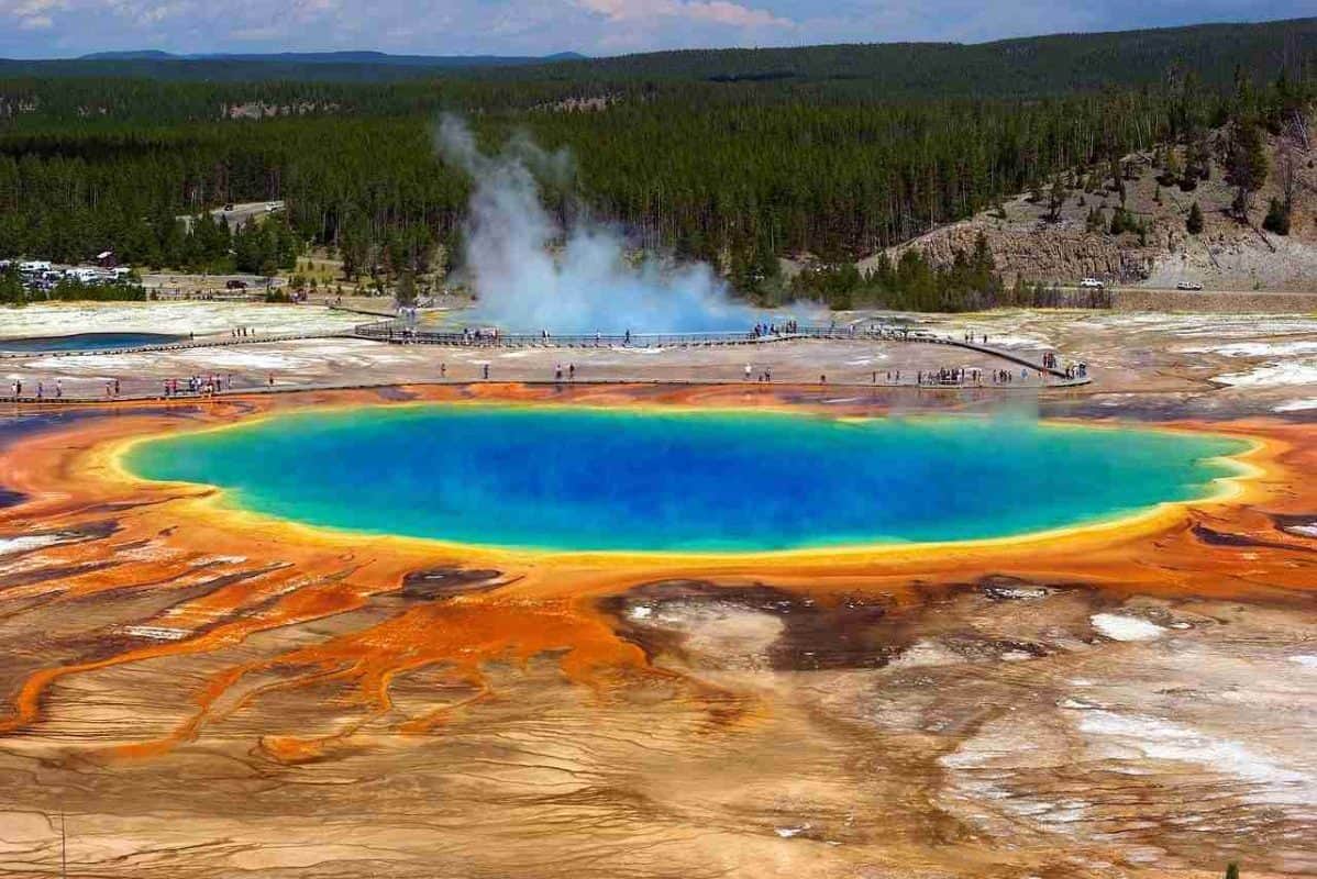 grand prismatic spring, thermal, spring
