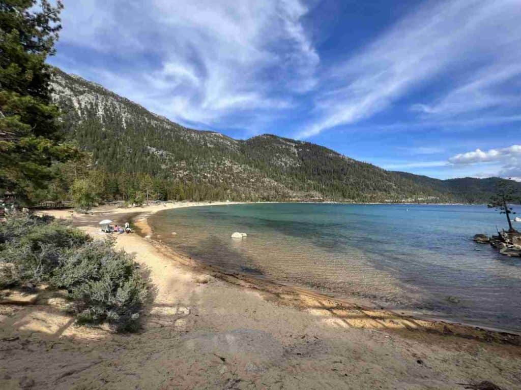things to do in North Lake Tahoe - go to Sand Harbor Beach