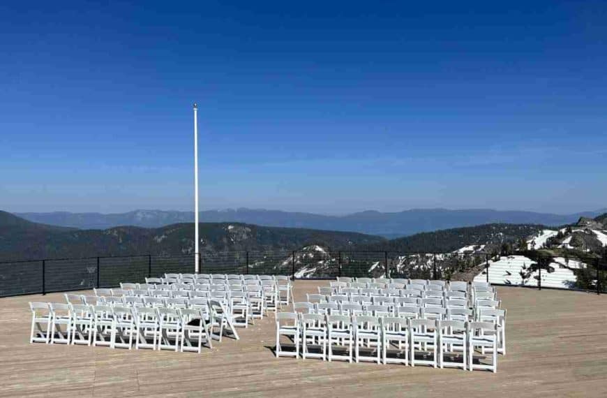 Palisades Tahoe wedding venue