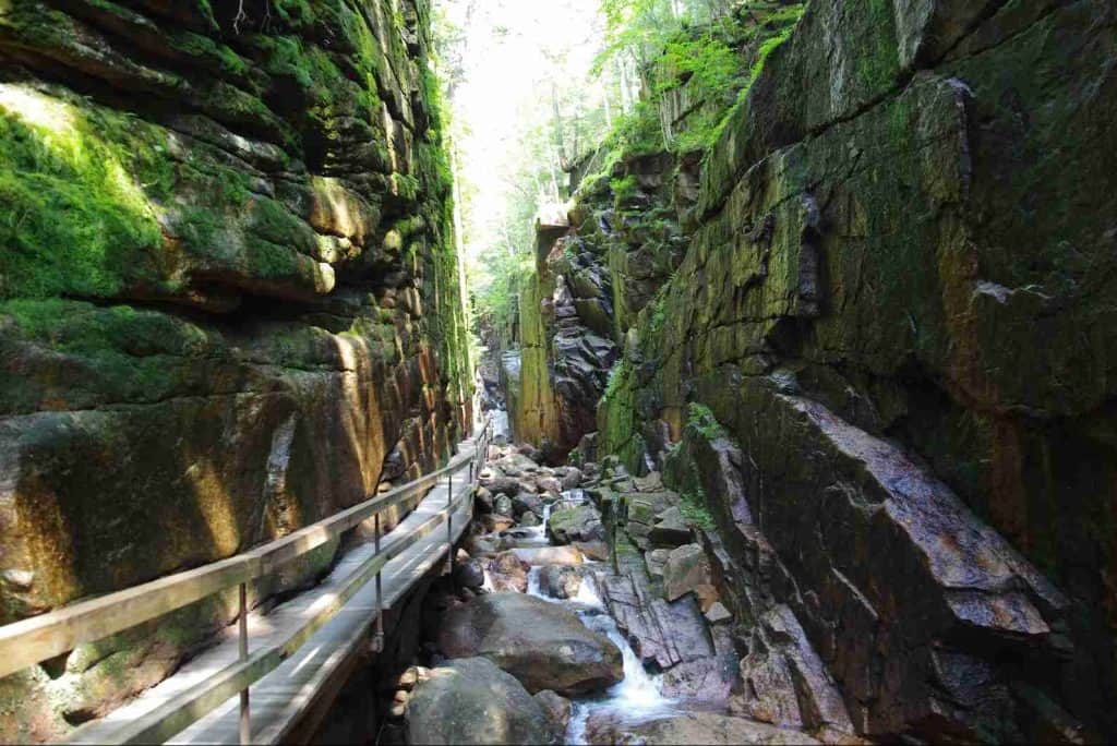 things to do in New Hampshire - Flume Gorge in Franconia Notch State Park