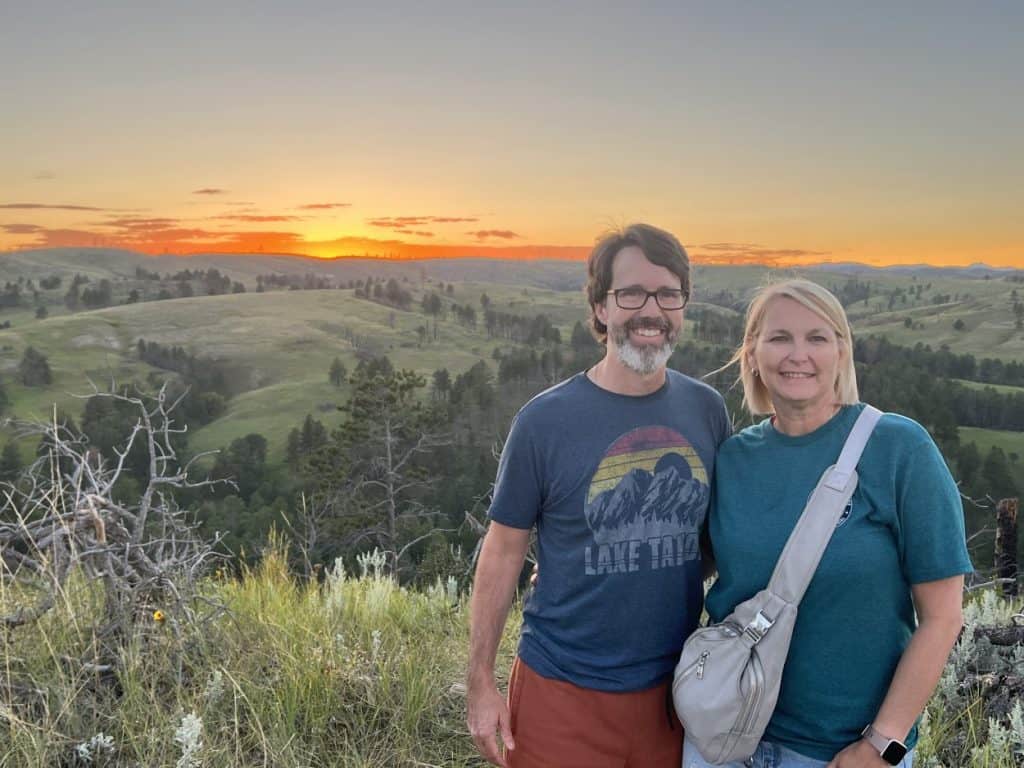 Sunset in Custer State Park, South Dakota