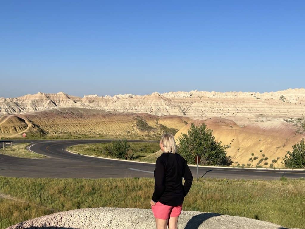 Yellow Mounds Overlook in the Badlands