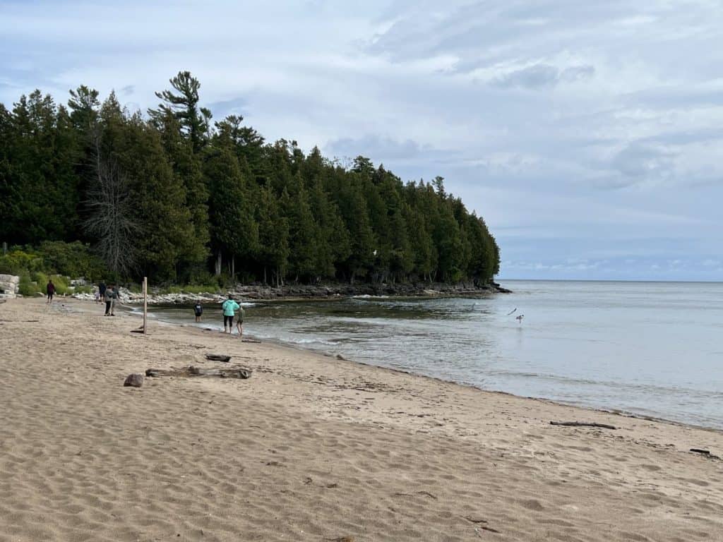 Whitefish Dunes State Park in Door County, Wisconsin
