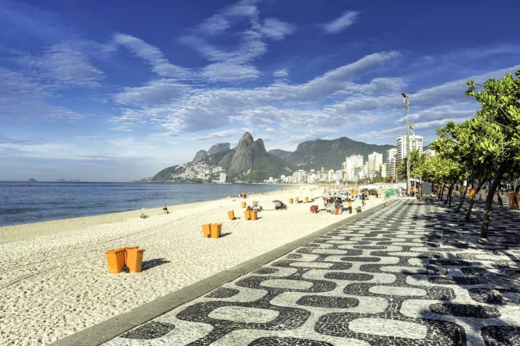 Best beaches in the world - Ipanema Beach in Rio de Janeiro, Brazil