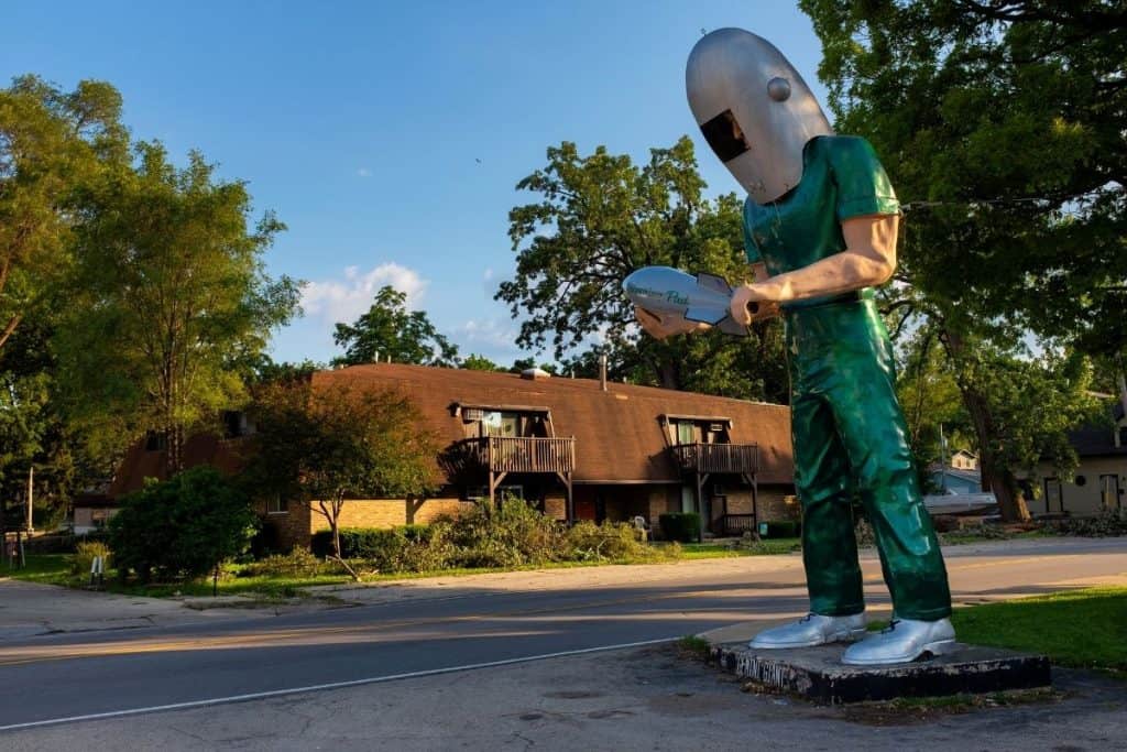The Gemini Giant on Historic Route 66