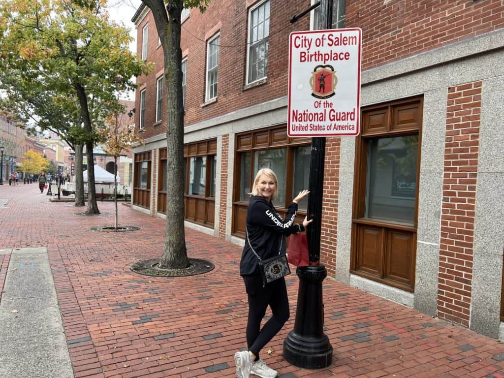 Brick and cobblestone streets of Salem