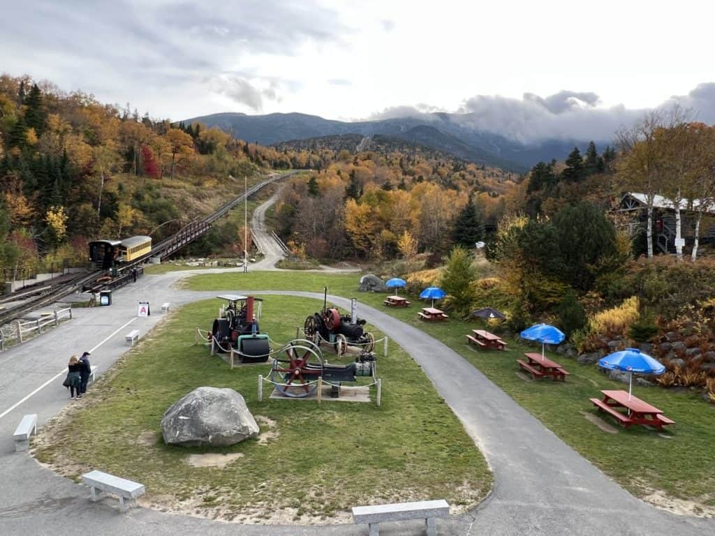 View from Marshfield Base Station at Mt Washington Cog Railway