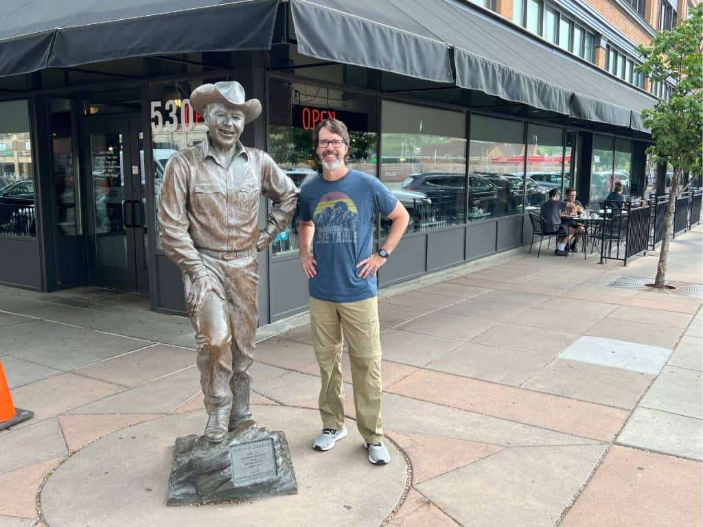 Ronald Reagan statue in Rapid City