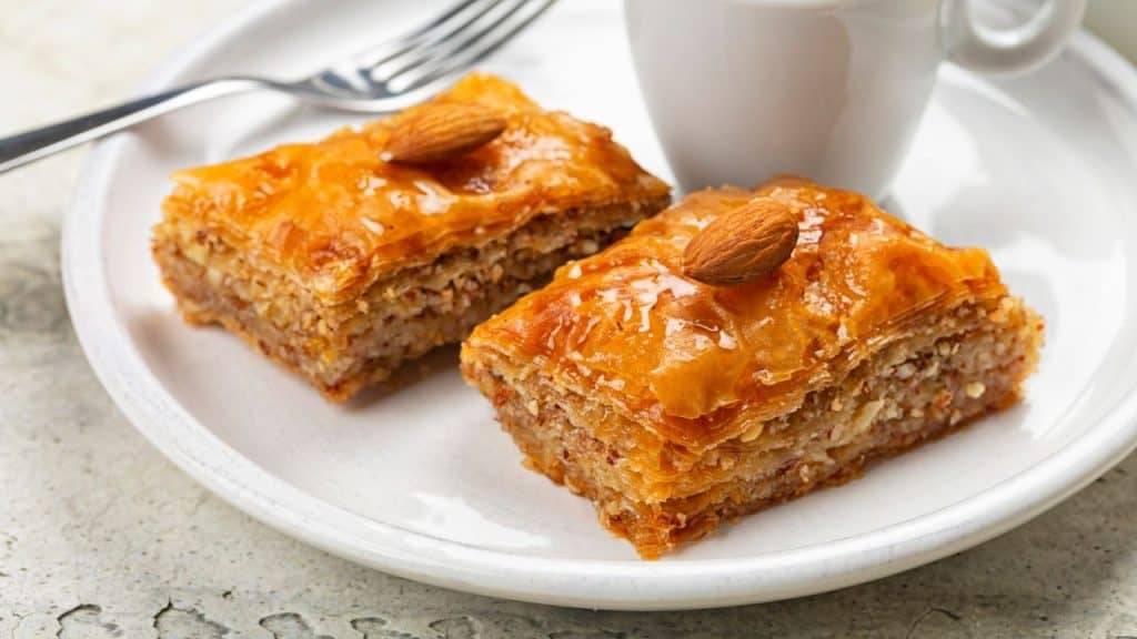 Baklava - layered pastry