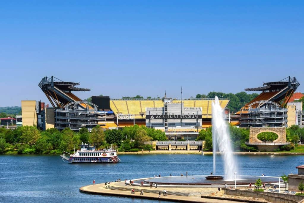 Best NFL stadiums for fans - Acrisure Stadium in Pittsburgh, PA