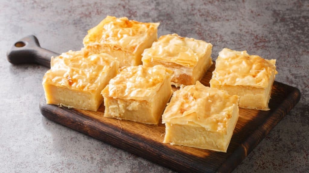 Galaktoboureko - custard pie