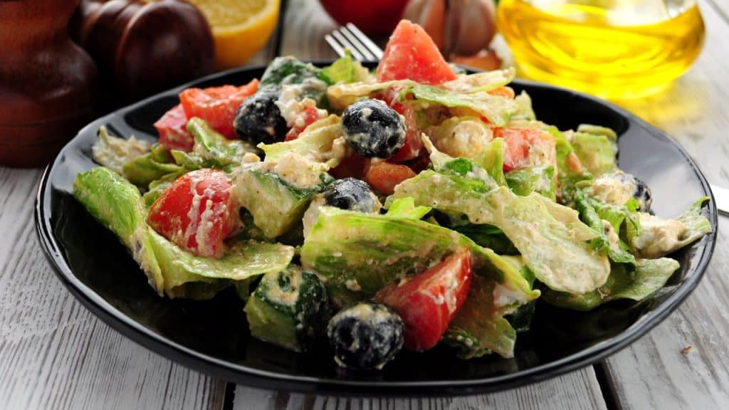Horiatiki Salad - traditional Greek Salad