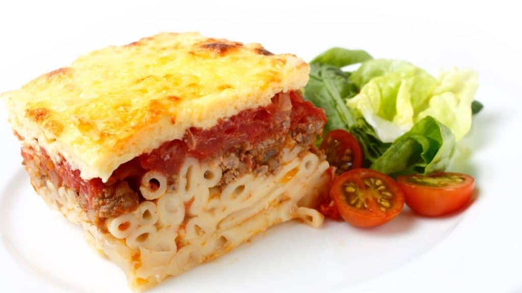 Pastitsio - pasta casserole