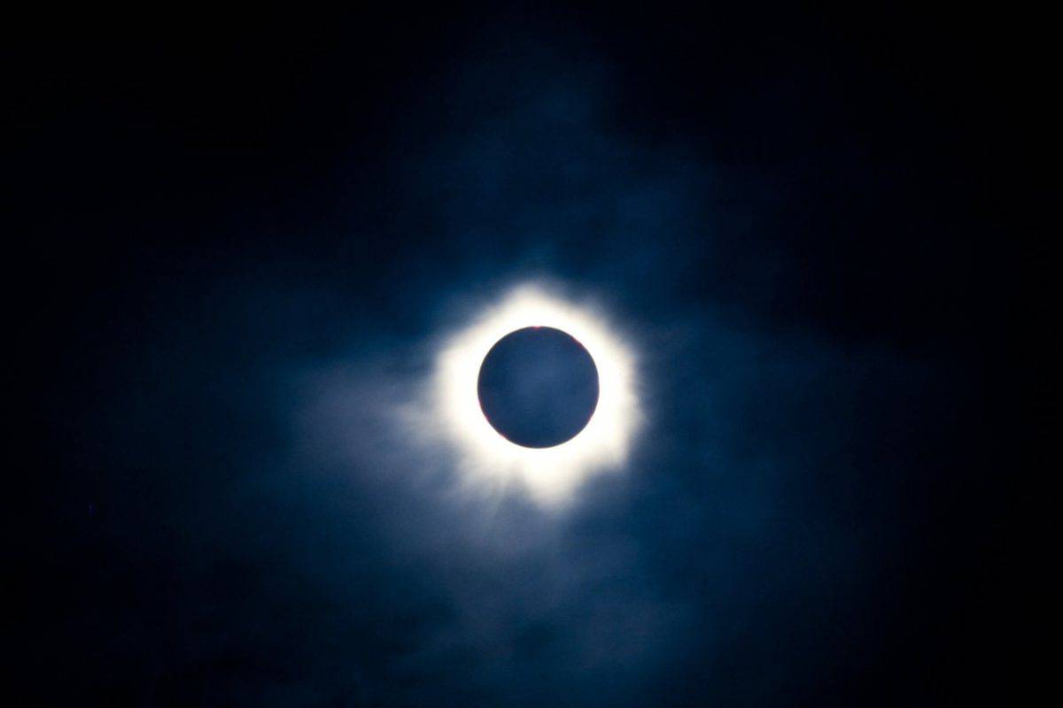 Corona during a total solar eclipse