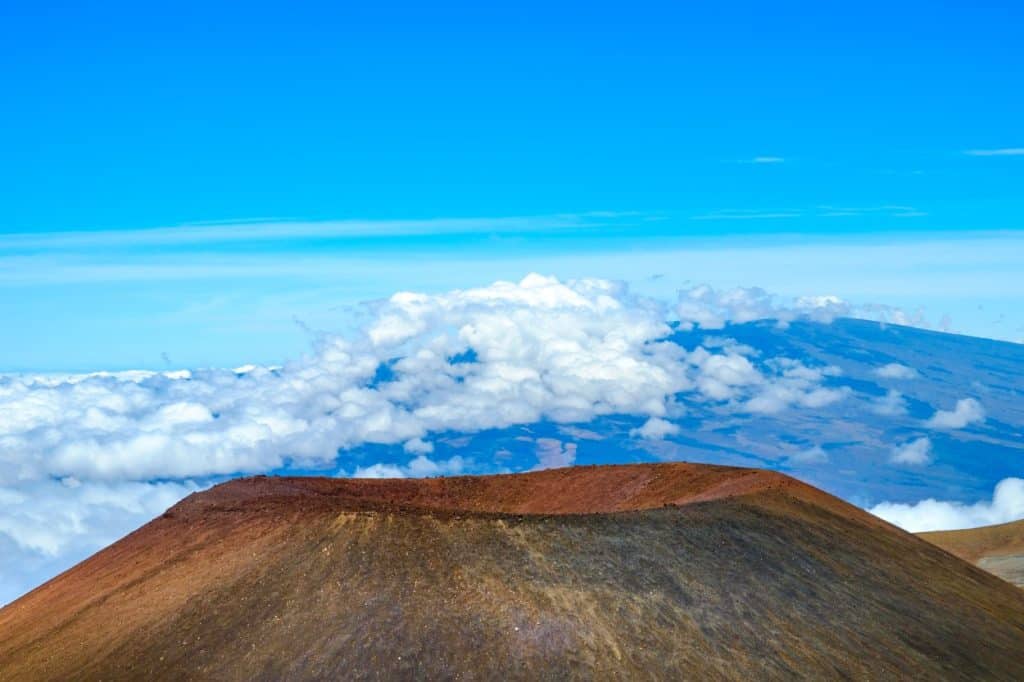 Mauna Kea volcanic crater