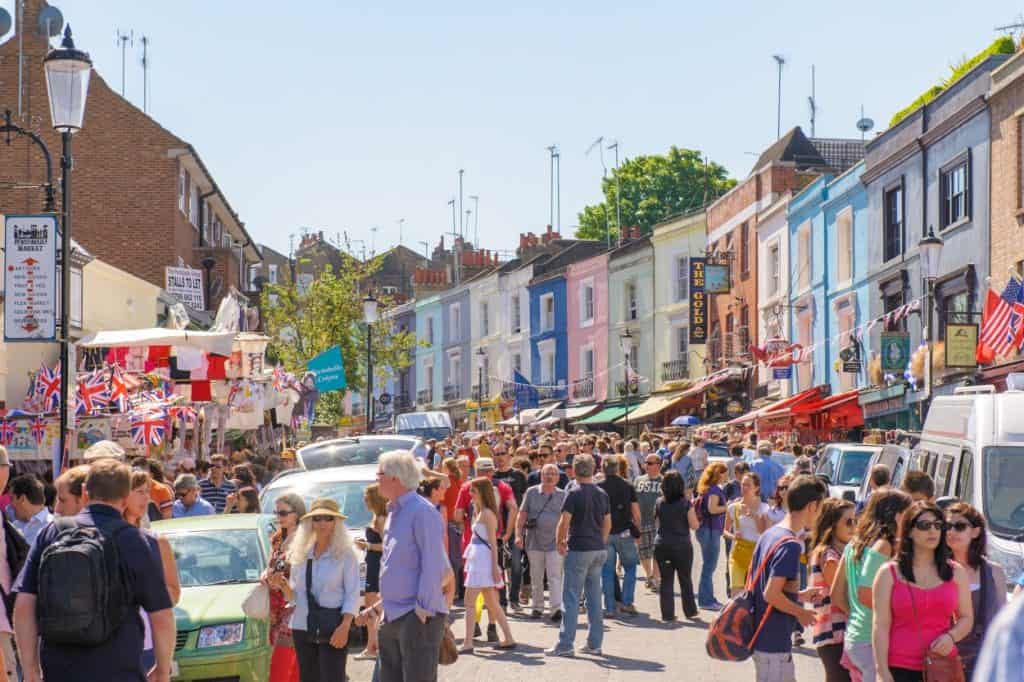 things to do in London - go to Portobello Road Market