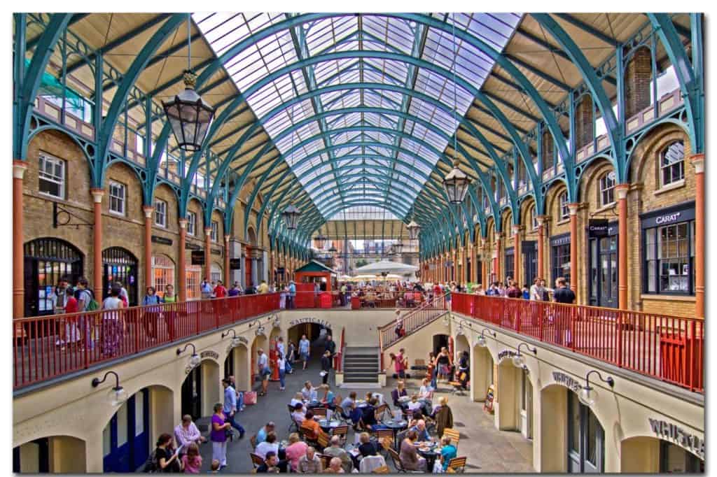 things to do in London - shop at Covent Garden