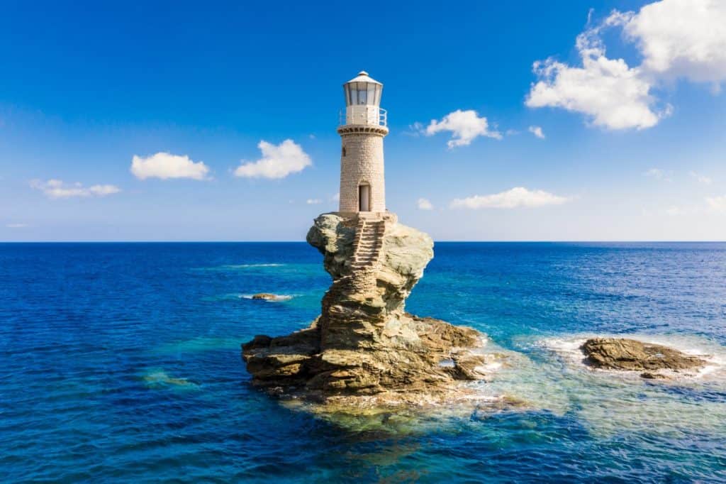 most unique lighthouse - Tourlitis Lighthouse